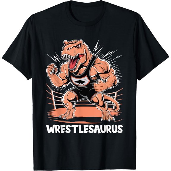 Sam Soft Wrestler Wrestlesaurus Dinosaur Wrestling T-Shirt, Gift For Friend, Full Size S-5Xl