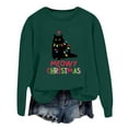 thumbnail image 1 of WEAIXIMIUNG Robe Sweat-Shirt Surdimensionnée Grande Taille Mode Hiver pour Femmes Imprimé Festif de Noël Col Rond, 1 of 3
