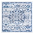 thumbnail image 3 of Unique Loom Renaissance Collection Area Rug - Roma (10' 6" Square Gray Blue/Ivory), 3 of 7