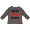 thumbnail image 3 of Inktastic Uncle Loves Me Childs Crab Boys or Girls Long Sleeve Toddler T-Shirt, 3 of 5
