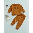 thumbnail image 2 of Faithtur Ensemble Pantalon Long pour Tout-Petit Col Rond Manches Longues Pull et Pantalon, 2 of 8