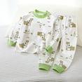 thumbnail image 2 of Bovxnpu Boys Girls Outfits Set 2 Piece Loungewear Set, Boys Long Sleeve Shirt and Pants Set for Toddlers Girls Fall Clothes Home Clothes 6 Months, 2 of 3
