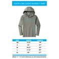thumbnail image 2 of Warning Gymnast Kids Long Sleeve Hoodie, Large Royal, 2 of 3