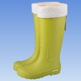 thumbnail image 2 of Viluyesy Womens High Calf Rain Boots, Anti-Slip Fleece Warm Waterproof Multi-Functional Outdoor Rubber Shoes Green US7, 2 of 5