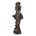 thumbnail image 3 of Ebros Greek Mythology God of The Seas and Tremors Merman Poseidon Statue Neptune Holding Ocean Sea Conch Figurine Nautical Coastal Collection Roman Greco Olympian Gods Decor Sculpture, 3 of 4