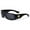 Black Frame With Yellow Logo, variant on Polarized Khan Men Anti Glare Fishing Cycling Driving Sport Sunglasses
