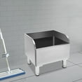 thumbnail image 5 of Stainless Steel Commercial Floor Mop Sink - 24" x 16" x 22", 12" Deep Basin Silver, 5 of 15