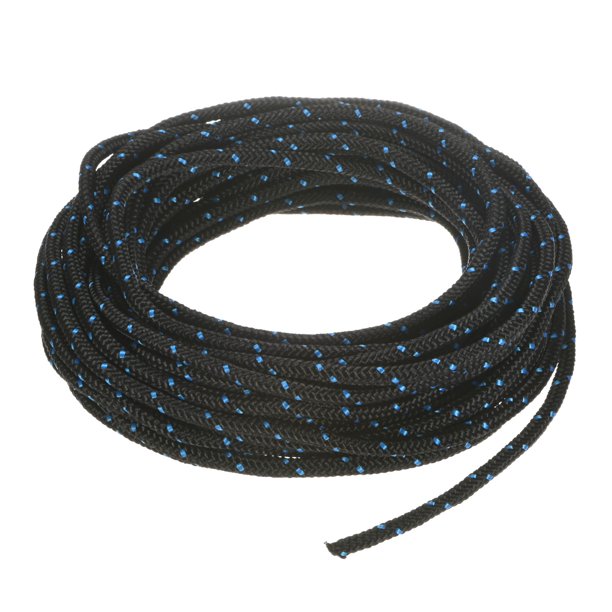 Cuerda de arranque de retroceso Uxcell 5.5mm 10m Cuerda de nylon para motosierra Negro Azul