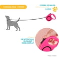 thumbnail image 3 of Correa Retractil Poli Pets 5m Automatica Mascota Mediana Chica Perro Rosa 6.49 pulg PP-CRPMPK, 3 of 7
