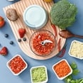 thumbnail image 2 of Coofit Manual Garlic Chopper Mini Stainless Steel Portable Onion Crusher Food Chopper, 2 of 10