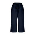 thumbnail image 5 of Comfy Pants for Women Women's Capri Pants Casual Point Pants With Drawstring For Everyday Wear Summer Bottoms For Men And Women Comfortable And Versatile Styling Options, 5 of 6