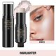 thumbnail image 1 of 2 in 1 Contouring Stick with Brush, Contouring Face Stick and Makeup Highlighter, Multi-Use Makeup Bronzer Stick, Waterproof, Natural Finish, Long Las, 1 of 5