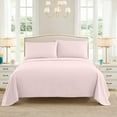 thumbnail image 2 of 1500 Thread Count Extra Soft Deep Pocket Sheet Set Sweet Home Collection Pale Pink RV, 2 of 6