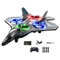 thumbnail image 3 of Avión de control remoto, helicóptero volador, juguete para niños, acrobacias de 360 degree, planeador de hobby Azul, 3 of 9
