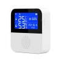Medidor inteligente de humedad y temperatura, pantalla LCD de 2,4 pulgadas, aplicación, Control inteligente, WIFI