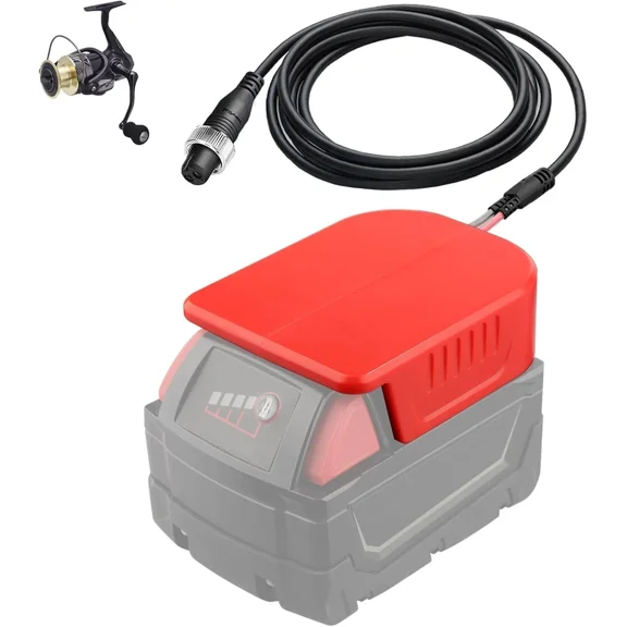 Electric Fishing Reel Batterty Adapter for Milwaukee 18V Work for Shimano 14.4V