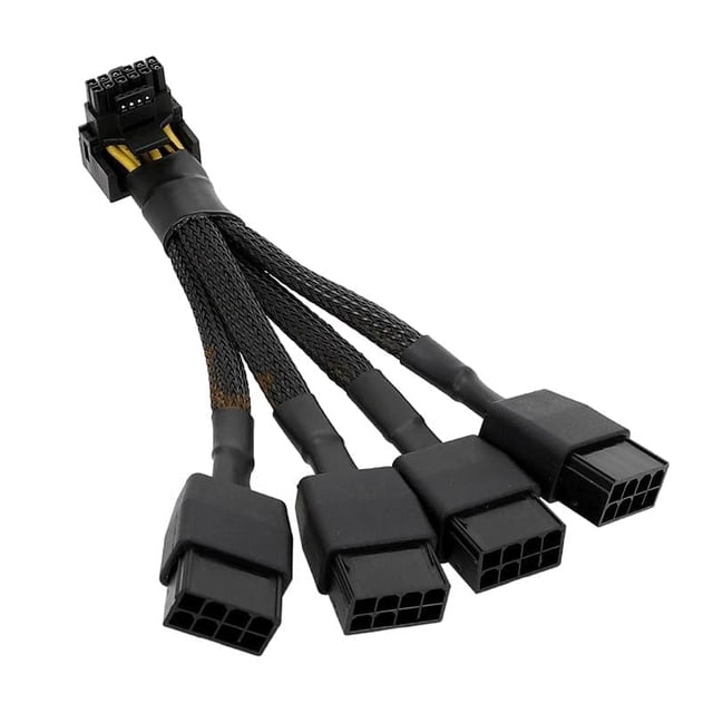 Cable adaptador lilila-ree 12VHPWR de 16 pines a 4 x 8 pines PCIe 5.0