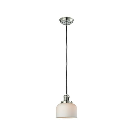 Polished Brass Medium Bowl Pendant Mini Pendants 1 Light Fixtures With Polished Nickel Finish Cast Brass Glass Material Medium 8