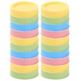 thumbnail image 3 of 20pcs Plastic Glass Jar Lids,Reusable Leak Proof Replacement Food-grade Glass Jar Caps Fit Regular Mouth 70mm ,Colorful, 3 of 10