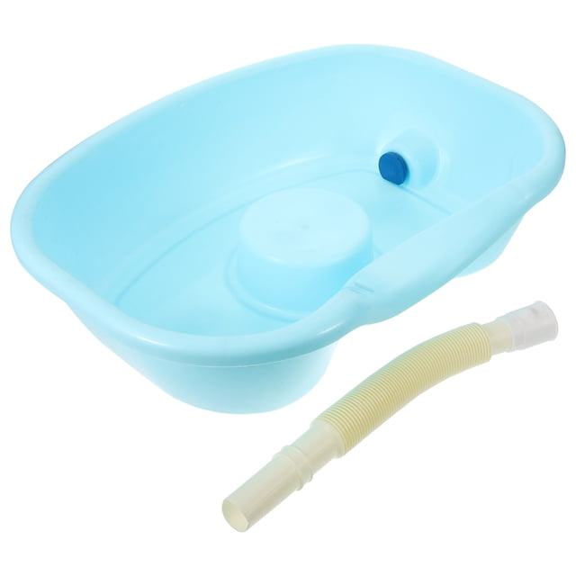1 Ensemble de Bassin de Lavage de Cheveux pour Personnes Alitées Grand Bol de Shampooing