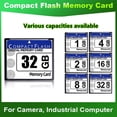 thumbnail image 1 of Tarjeta de memoria flash compacta de 1 GB para cámaras, máquinas publicitarias y ordenadores industriales., 1 of 8