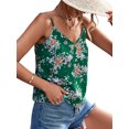 thumbnail image 2 of Gvmfive Women Floral Print Tank Tops V Neck Sleeveless Summer Casual Blouse T Shirt, 2 of 4