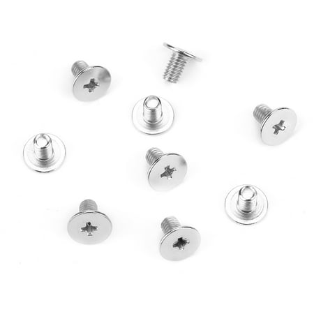 

OTVIAP 100pcs M2.5 Machine Screw Flat Screws Machinery Repair Wear-resisting Parts