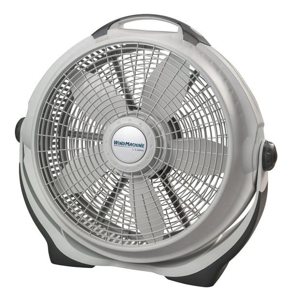 Lasko 20" Air Circulator Wind 3-Speed Floor Fan with Pivoting Head, Gray Walmart.com