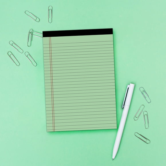 Horizontal Line Tear-Off Notepad - Memo Planner with Premium Paper, Effortless Writing & Clean Tear, Portable Design for Notes, JKODE