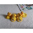 thumbnail image 1 of 4 Uds zapatos para mascotas Color sólido suela de goma antideslizante sandalias para perros zapatos para exteriores brillar Electrónica, 1 of 5