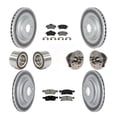 thumbnail image 1 of Transit Auto Front Rear Wheel Hub Bearing Assembly Coated Disc Brake Rotors and Semi-Metallic Pads Shoes Kit (10Pc) for Car 2016-2017 Mercedes-Benz GLE400 with AMG Package - Left Right Side KBB-122810, 1 of 10