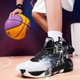 thumbnail image 4 of New Outdoor Basketball Sneakers, Stylish Lace-Up Rubber Athletic Footwear, Comfortable And Breathable Shoes for Men, 4 of 8