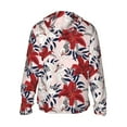 thumbnail image 2 of Picia Lilies Flowers Women's Men's UPF 50+ Sun Protection Hoodie Shirt Long Sleeve SPF Fishing Outdoor UV Hiking Lightweight Shirts-X-Large, 2 of 9
