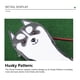 thumbnail image 4 of Greeniant 1 Juego de fundas para palos de Golf, accesorios deportivos para mascotas Husky de animales bonitos, Protector de cabezas de Golf a prueba de Golf Greeniant OD003543-00, 4 of 6
