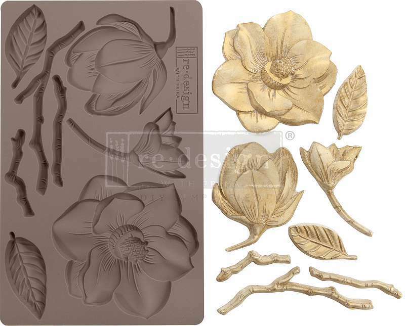 Prima Marketing Re-Design Mould 5/"X8/"X8mm-In Bloom 635732