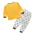 thumbnail image 2 of 2pcs Toddler Baby Boys Girls Shoulder Button Long-sleeved Underwear/pajamas/Homewear 0-5T, 2 of 5