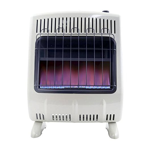 Mr. Heater 20K BTU Vent Free Blue Flame Natural Gas Heater w Blower (Heats 500 SQ.FT) by Mr. Heater