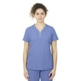 thumbnail image 1 of healing hands Scrubs top for Women 3 Pocket Zipper Y-Neck Women's Scrub Top Light Breathable Stretch Fabric 2254 Sonia HH360 Ceil 3XL, 1 of 6