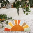 thumbnail image 3 of Alfombra de baño DyeFury Sunrise Boho semicircular, 80 x 40 cm, antideslizante, 3 of 6