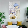 thumbnail image 6 of Sousou No Frieren - Frieren Beyond Journey's End Anime Poster Picture Print Wall Art Poster Painting Canvas Posters Artworks Gift Room Aesthetic 24x36inch(60x90cm), 6 of 6