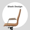 thumbnail image 5 of 2xhome Ergonomic Executive Office Chair with High Back Arm Rest Tilt Adjustable Height With Wheels Swivel Home Office Task Chair, Beige, Set of 1, 1 piece, 5 of 15