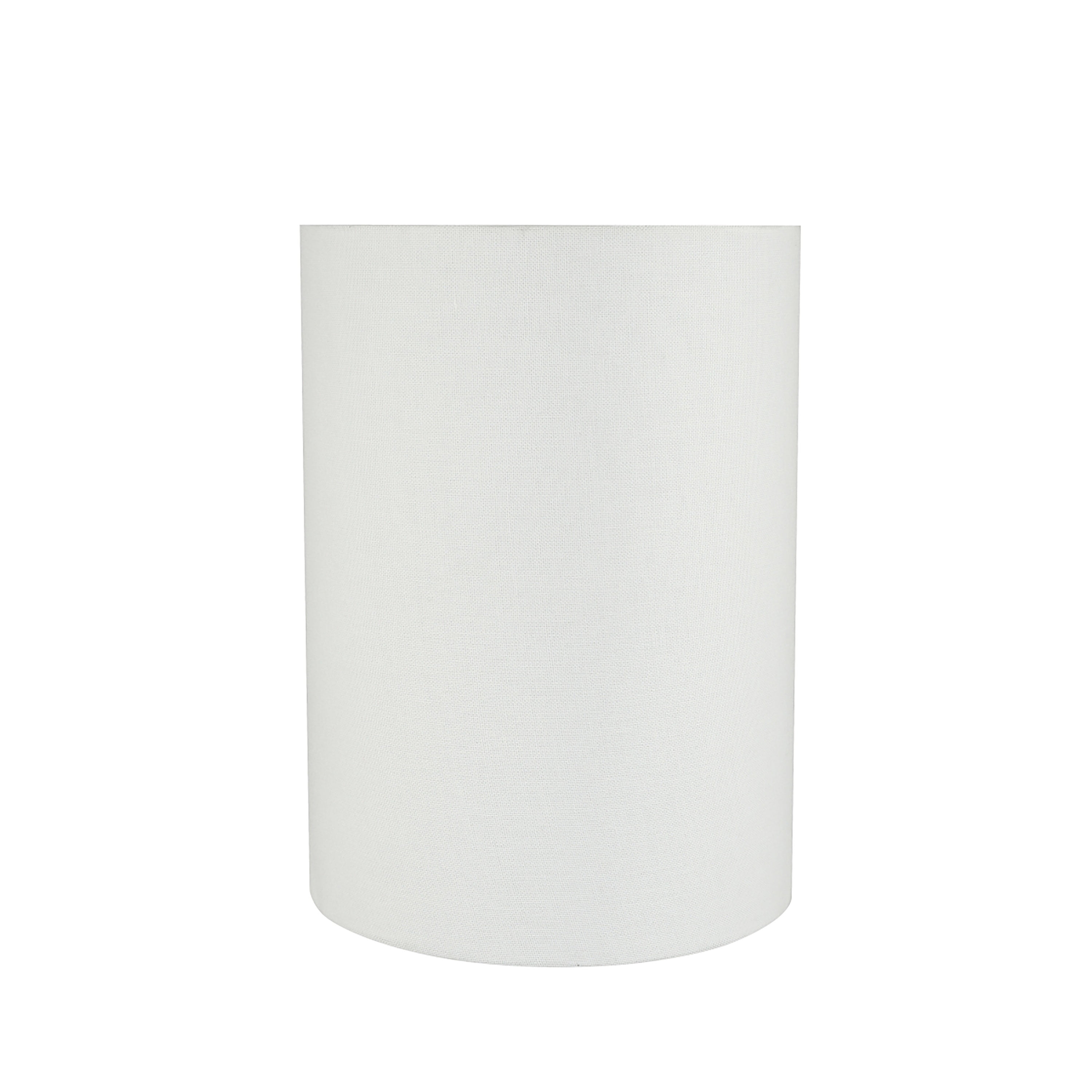Hardback Linen Drum Cylinder Lamp Shade 8 x 8 x11 Spider Construction Black White Scale 