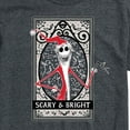 thumbnail image 3 of The Nightmare Before Christmas - Scary And Bright - Men's Short Sleeve Graphic T-Shirt, 3 of 5