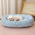 thumbnail image 5 of Floral All Season Dog Bed for French Bulldog Chihuahua Soft Cat Bed for Dogs Sleeping Puppy Pad Sofa Dog Bed  Four Color Pet Pad, 5 of 9