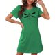 thumbnail image 5 of Camisón corto de mujer, vestido de largo medio con estampado de moda, camisón corto extragrande de mujer, camisón de manga corta con estampado de pecho a la moda, camisón de mujer, 5 of 5
