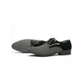 thumbnail image 3 of Bellella Mens Oxfords Lace Up Brogues Business Dress Shoes Lightweight Flats Work Leather Shoe Black+White 10.5, 3 of 6