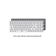 thumbnail image 4 of Kit de Teclado mecánico intercambiable en caliente Yashi 100 teclas RGB Bluetooth 2.4G inalámbrico cableado para juegos blanco, 4 of 5