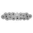 thumbnail image 1 of Haillom Web Tablecloth Lace Table Runner Black Mantle Scarf Fireplace Halloween Cloth Cover Topper, 1 of 1