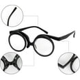 thumbnail image 6 of Universal Presbyopic Glasses Folding Magnifying Reading Eyeglasses Flip-up Lens Make up Glasses +1.0~+4.0, 6 of 7