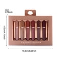 thumbnail image 2 of Kokovifyves 6 Count Lip Gloss Gift Set, Portable Daily Lip Cosmetic Kit for Women 1.9ml, 2 of 3